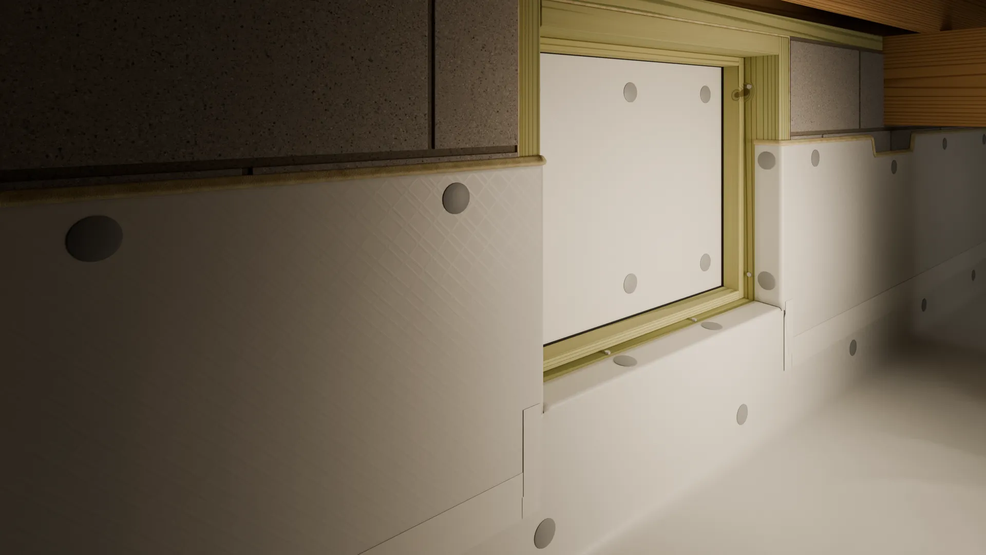 Vapor barrier insulation, 3D render by Signature Media